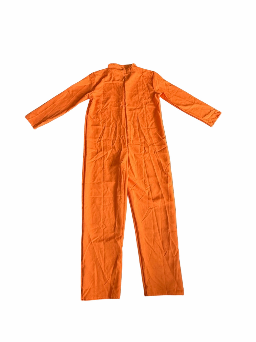 Women's Orange Wide-Leg Jumpsuit - Picture 2 of 4